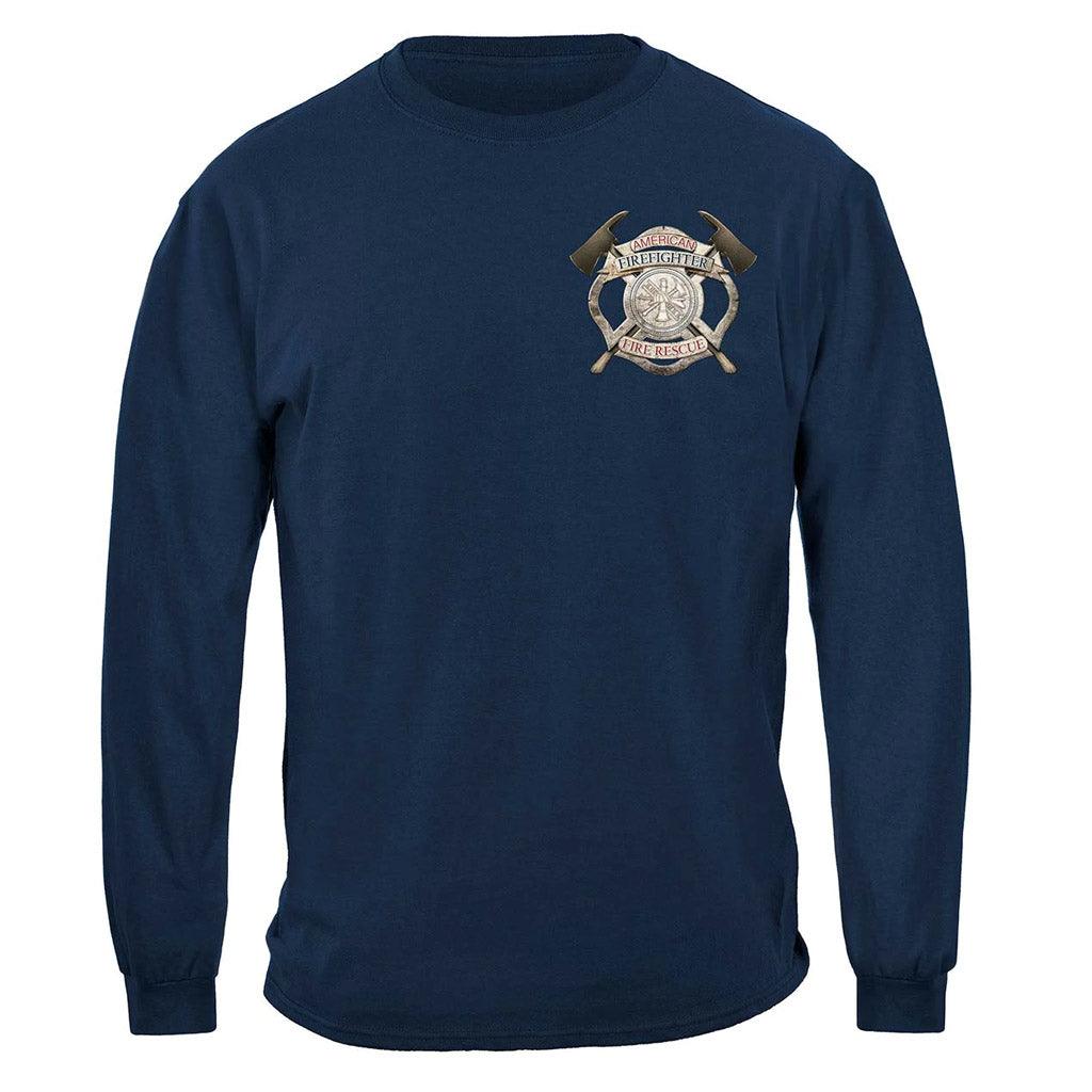 United States Firefighter American Made Premium Long Sleeve - Military Republic