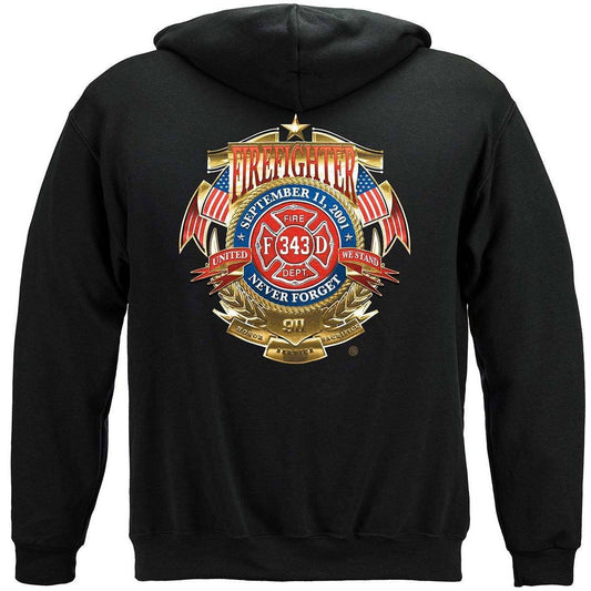 Firefighter Badge of Honor Hoodie - Military Republic