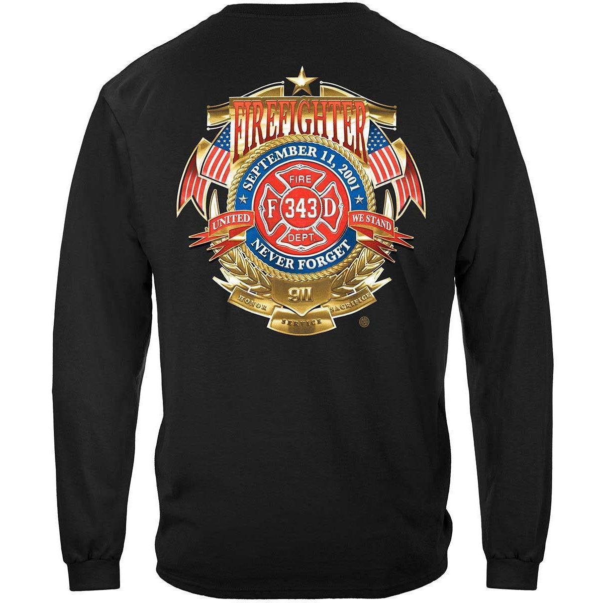 Firefighter Badge of Honor Hoodie - Military Republic