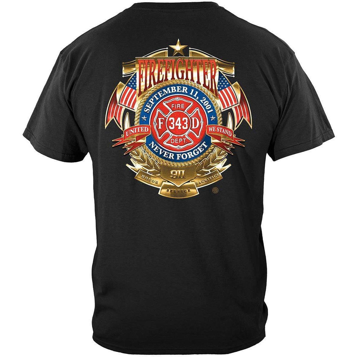 Firefighter Badge of Honor Hoodie - Military Republic