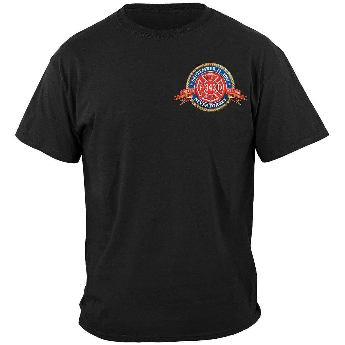 Firefighter Badge of Honor T-shirt - Military Republic