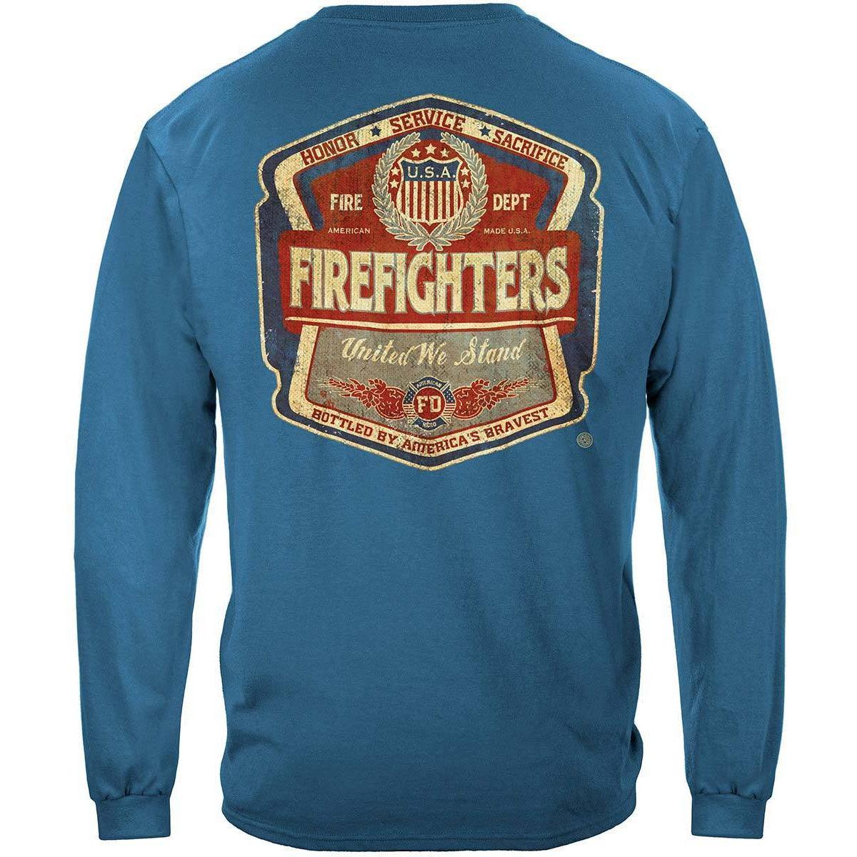 Firefighter Denim Fade Long Sleeve - Military Republic