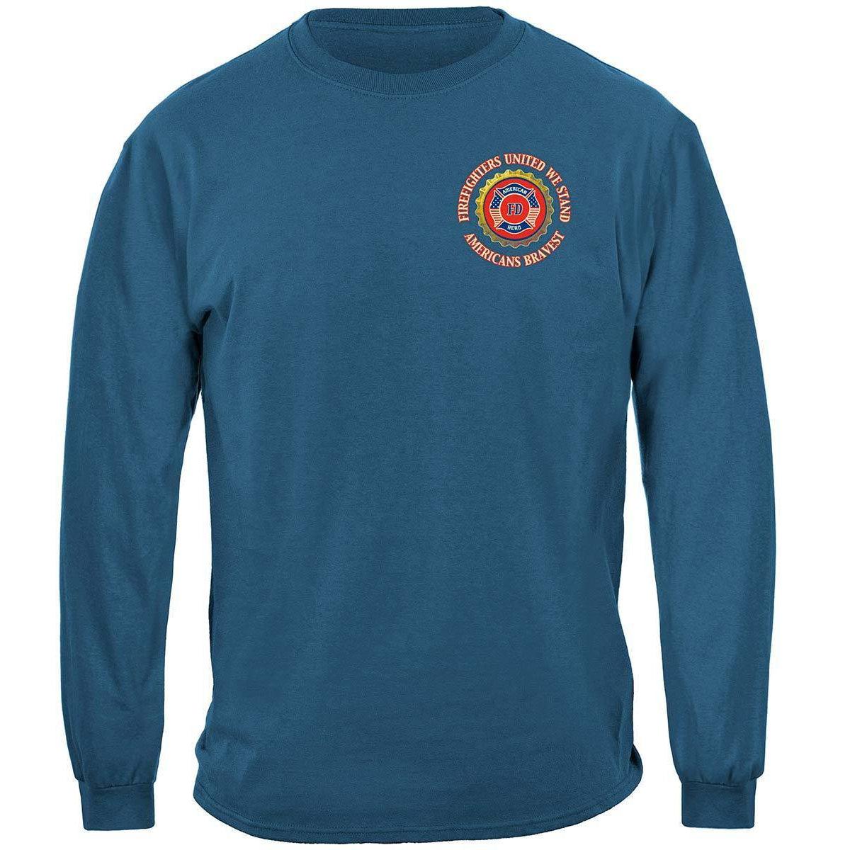 Firefighter Denim Fade Long Sleeve - Military Republic