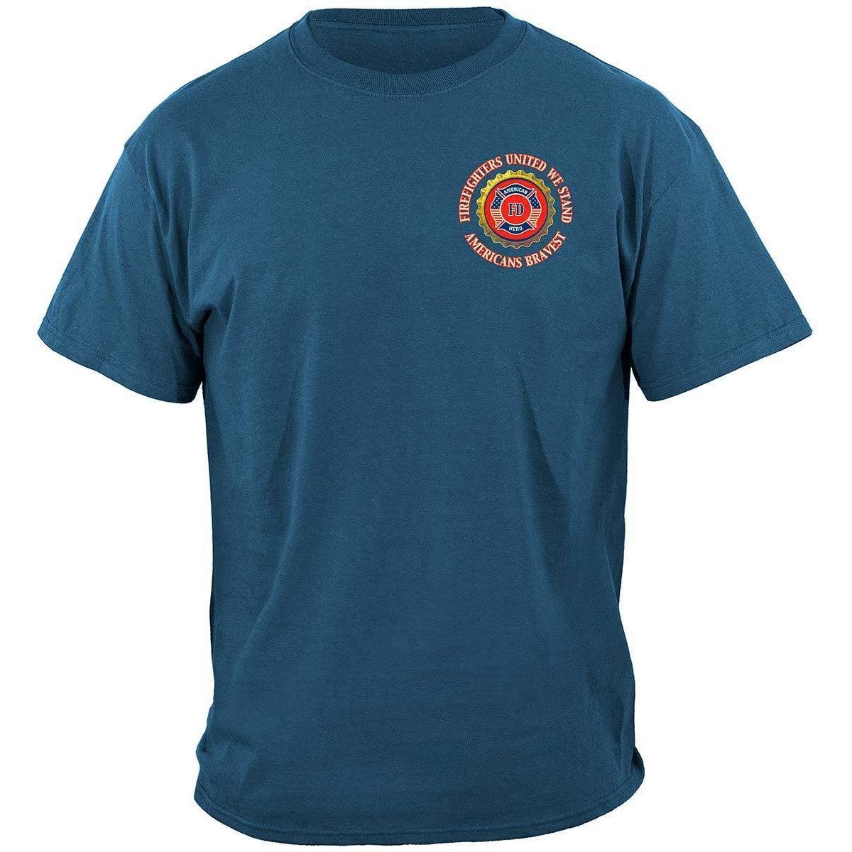 Firefighter Denim Fade T-Shirt - Military Republic