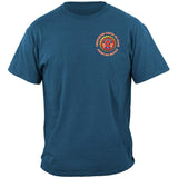 Firefighter Denim Fade T-Shirt - Military Republic