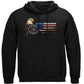 Firefighter Eagle And Flag Long Sleeve - Military Republic