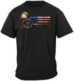 Firefighter Eagle And Flag Hoodie - Military Republic