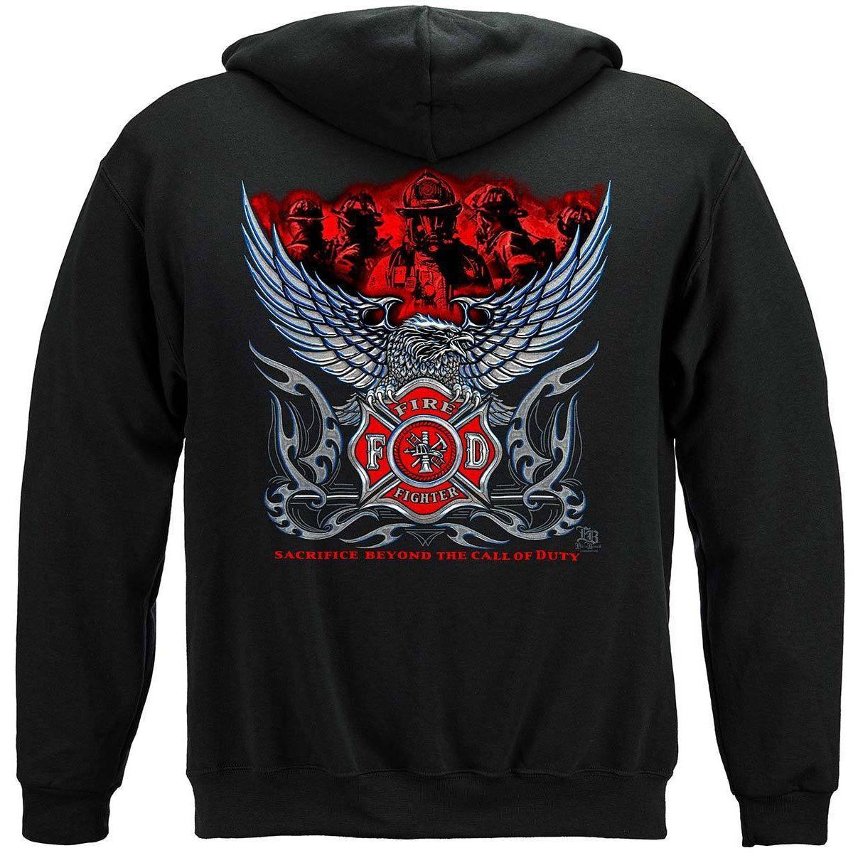 Firefighter Eagle Sacrifice Beyond Long Sleeve - Military Republic