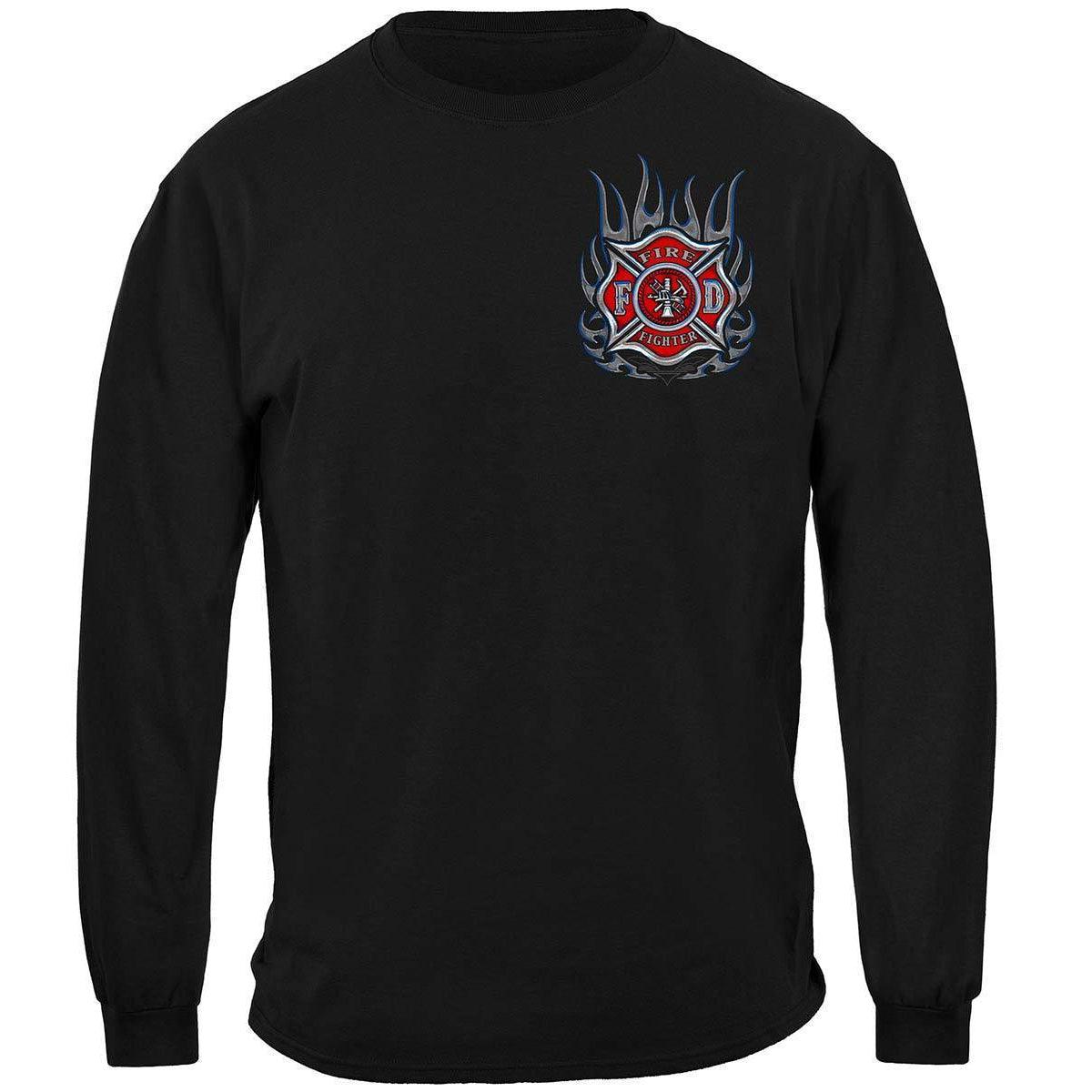 Firefighter Eagle Sacrifice Beyond Long Sleeve - Military Republic