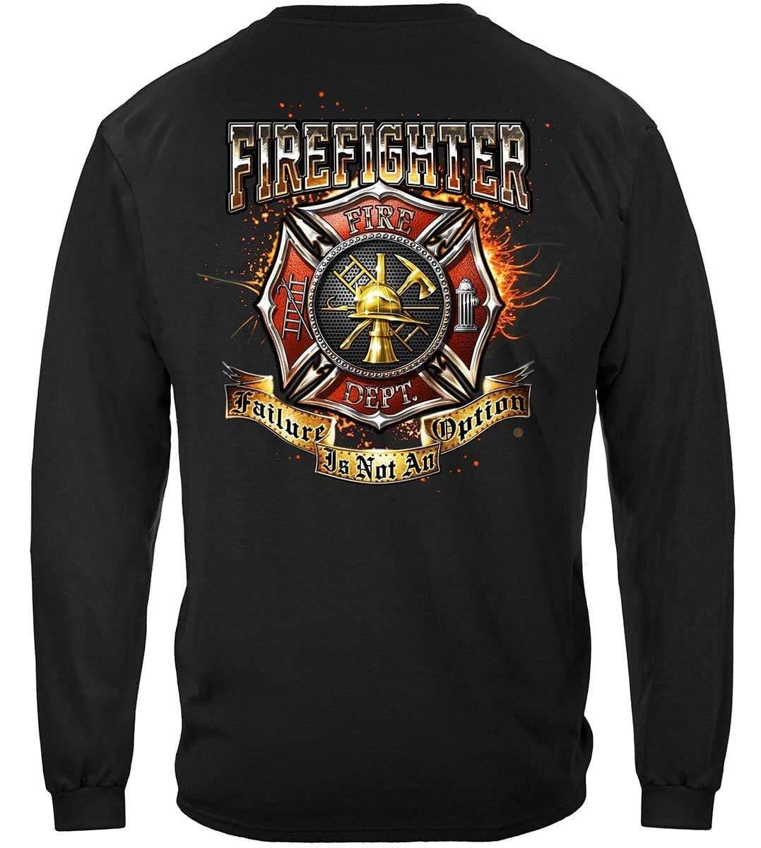 Firefighter Failure Is Not An Option Hoodie - Military Republic