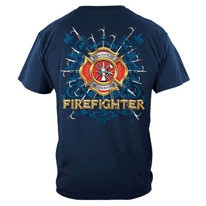 United States Firefighter Pikes Premium T-Shirt - Military Republic