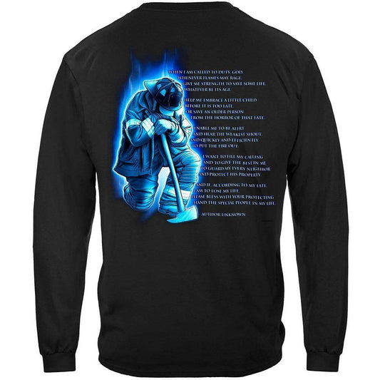 Firefighter Prayer Long Sleeve - Military Republic