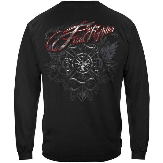 Firefighter Red Foil Long Sleeve - Military Republic