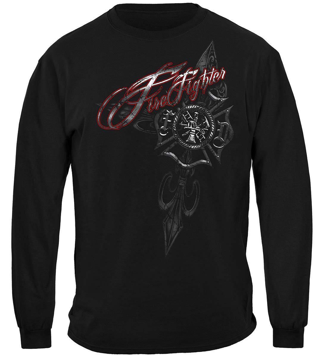 Firefighter Red Foil Hoodie - Military Republic