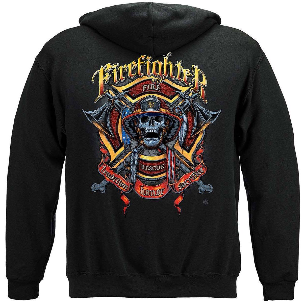 Firefighter Skull Long Sleeve - Military Republic