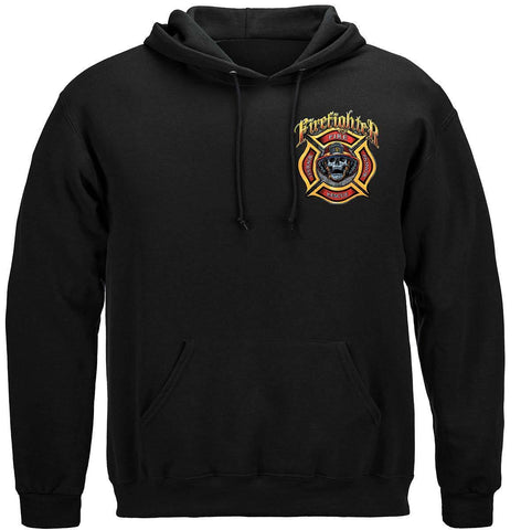 Firefighter Skull Hoodie - Military Republic