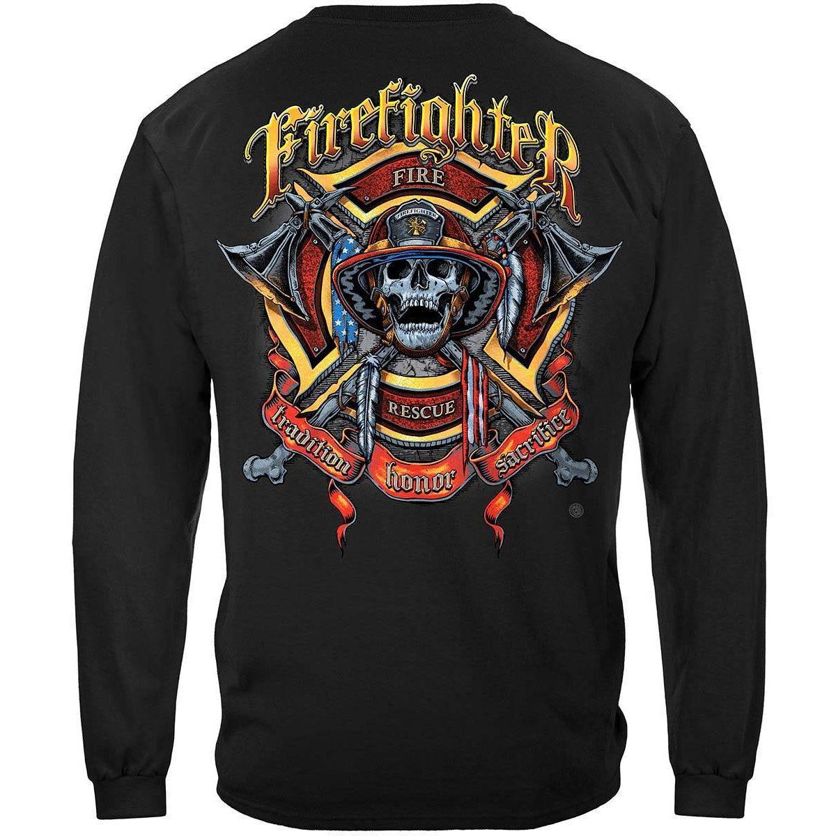 Firefighter Skull T-Shirt - Military Republic