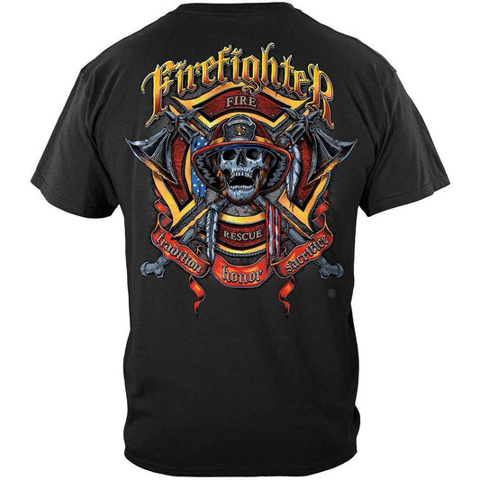 Firefighter Skull T-Shirt - Military Republic