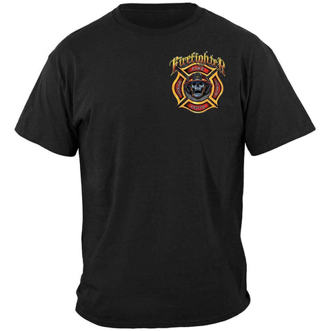 Firefighter Skull T-Shirt - Military Republic