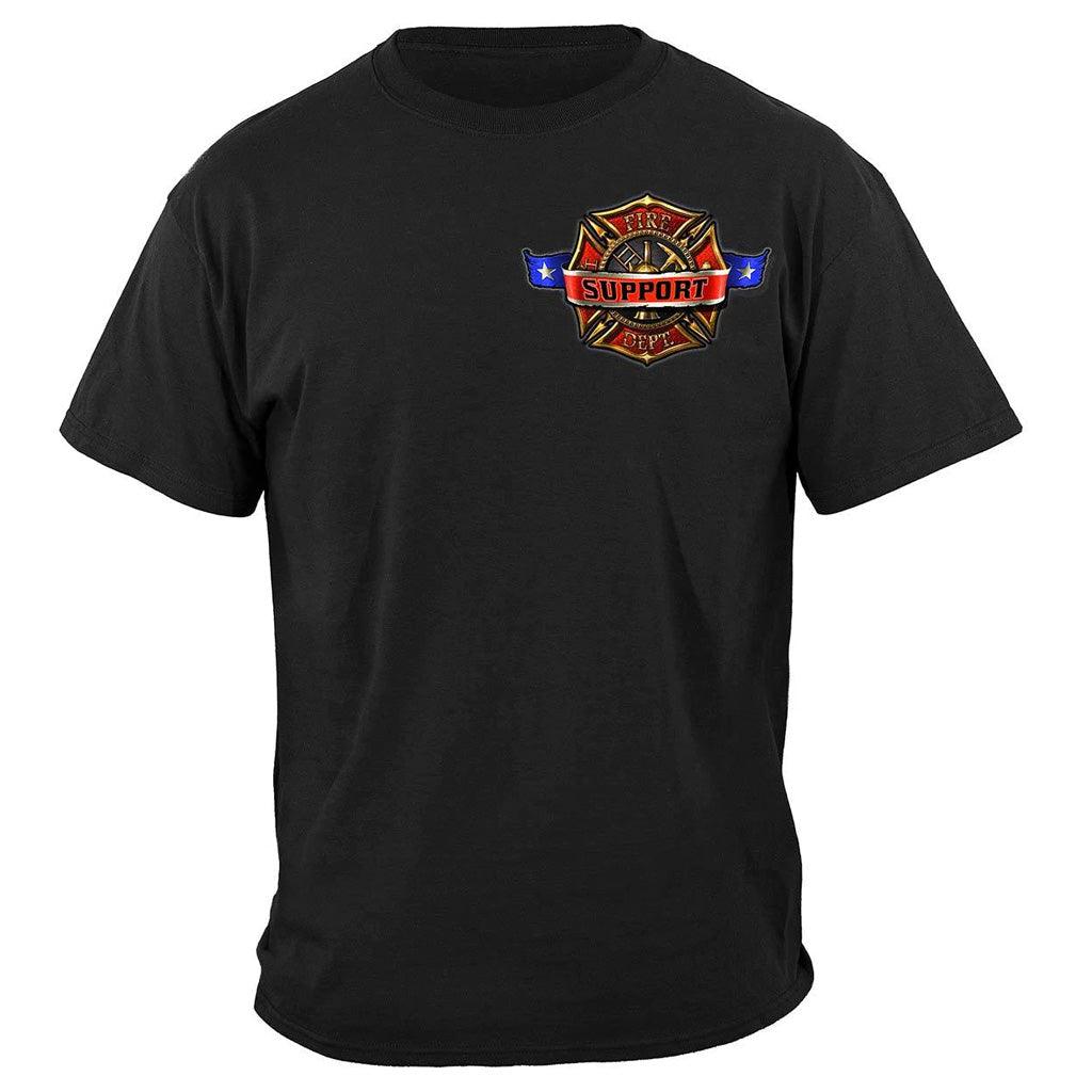 United States Firefighter Support Premium Long Sleeve - Military Republic