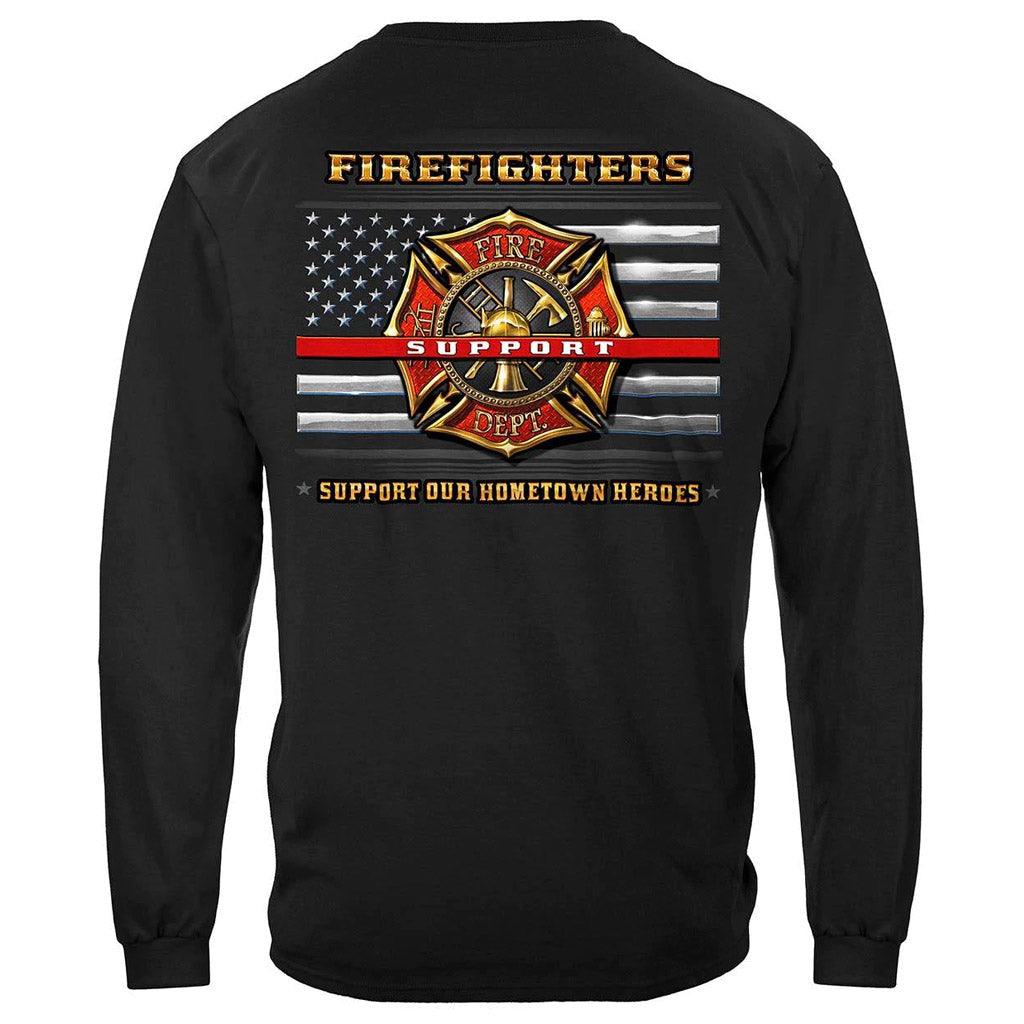 United States Firefighter Support Premium Hoodie - Military Republic