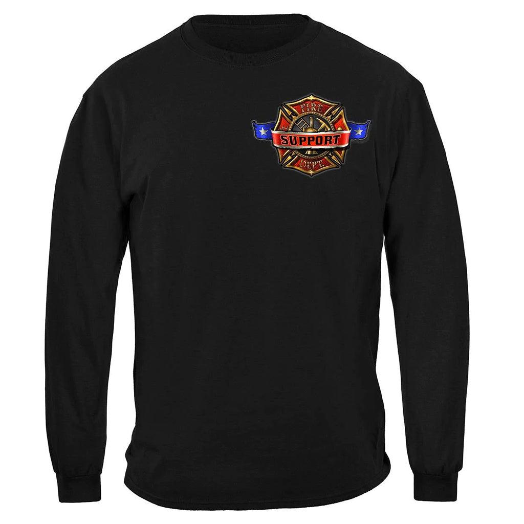 United States Firefighter Support Premium Long Sleeve - Military Republic