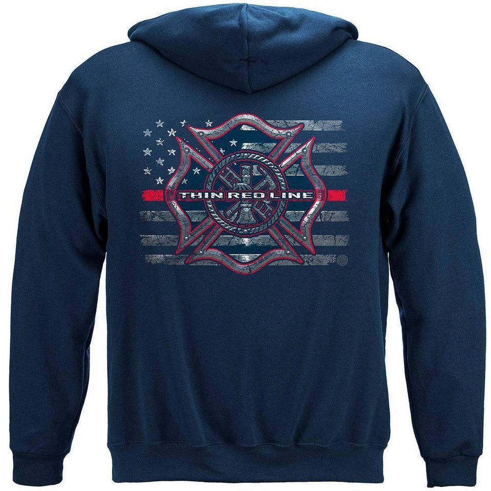 Firefighter Thin Red Line T-Shirt - Military Republic