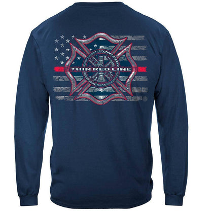 Firefighter Thin Red Line Long Sleeve - Military Republic