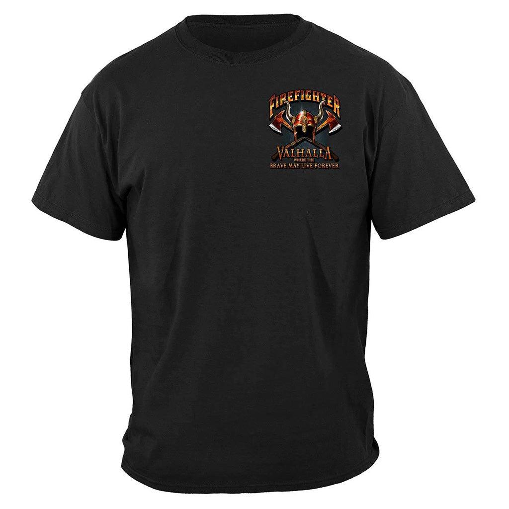 United States Firefighter Viking Premium T-Shirt - Military Republic