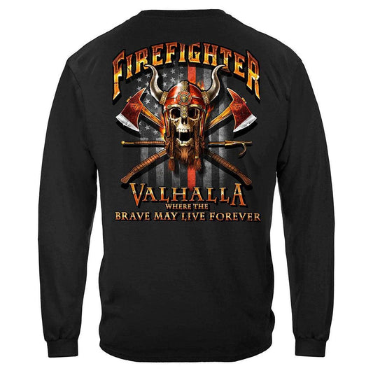 United States Firefighter Viking Premium Long Sleeve - Military Republic