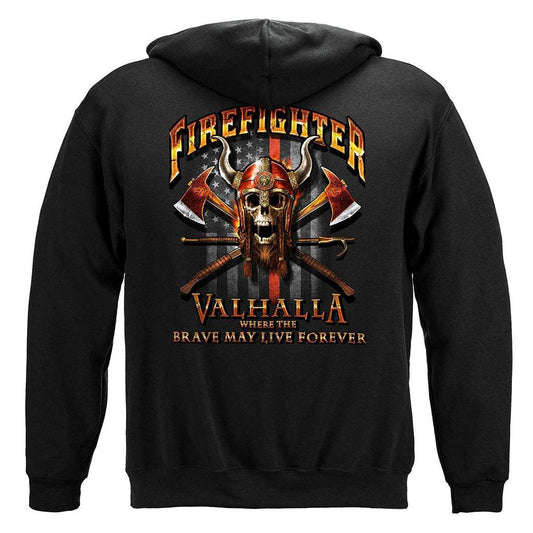 United States Firefighter Viking Premium Hoodie - Military Republic