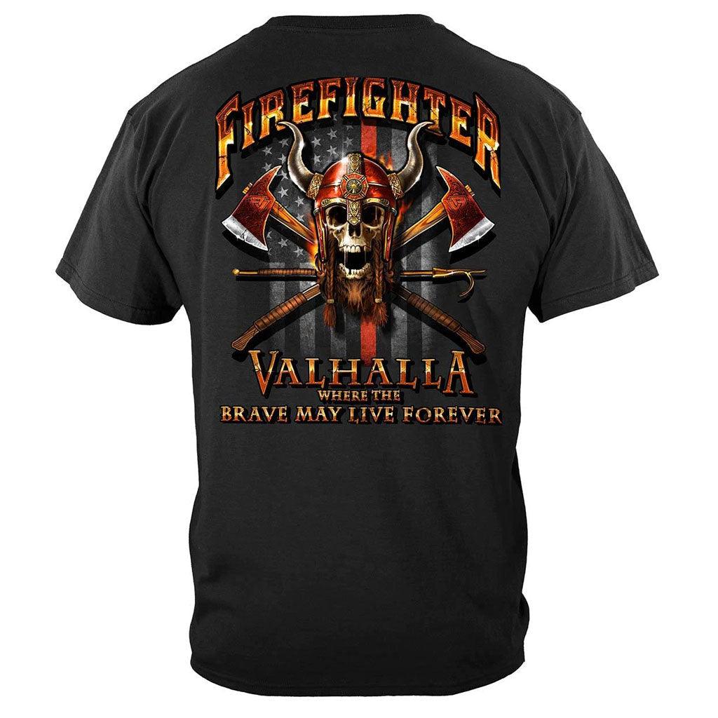 United States Firefighter Viking Premium Hoodie - Military Republic