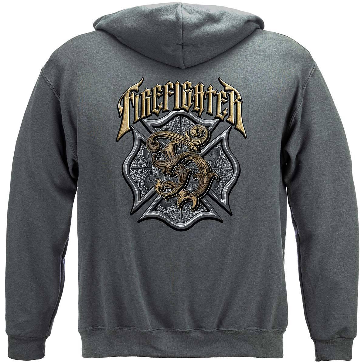 Firefighter Vintage Hoodie - Military Republic