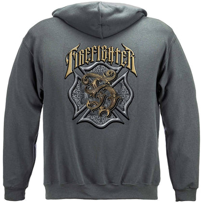Firefighter Vintage Hoodie - Military Republic