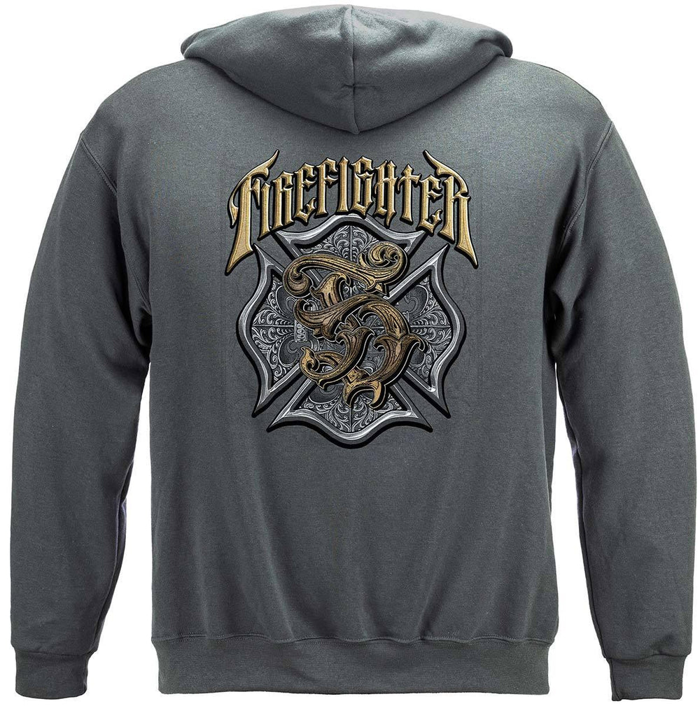 Firefighter Vintage Hoodie - Military Republic