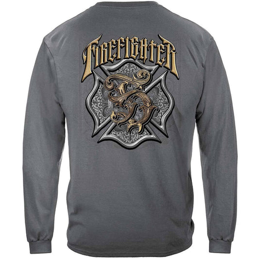 Firefighter Vintage Long Sleeve - Military Republic