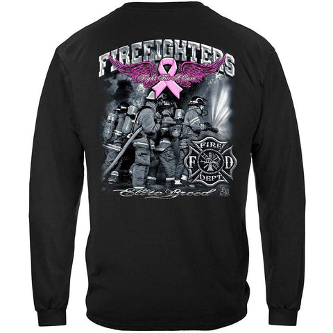 Firefighters Elite Breed Cure for Cancer Long Sleeve - Military Republic