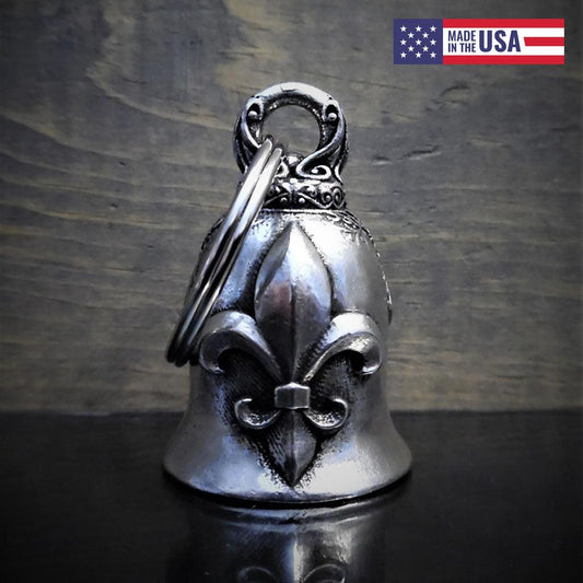 Fleur De Lis Motorcycle Guardian Bell - Military Republic