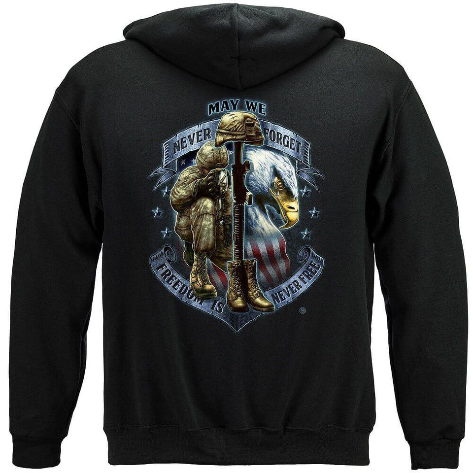 Freedom Is Never Free T-Shirt - Military Republic