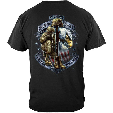 Freedom Is Never Free T-Shirt - Military Republic