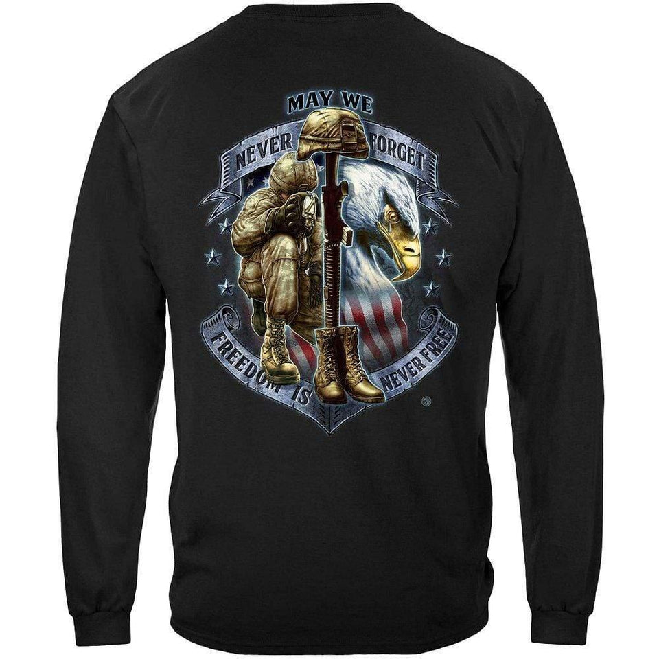 Freedom Is Never Free T-Shirt - Military Republic