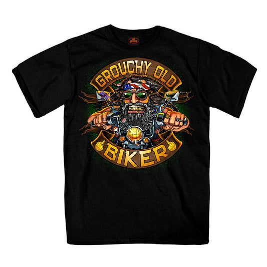 Grouchy Old Biker T-Shirt - Military Republic