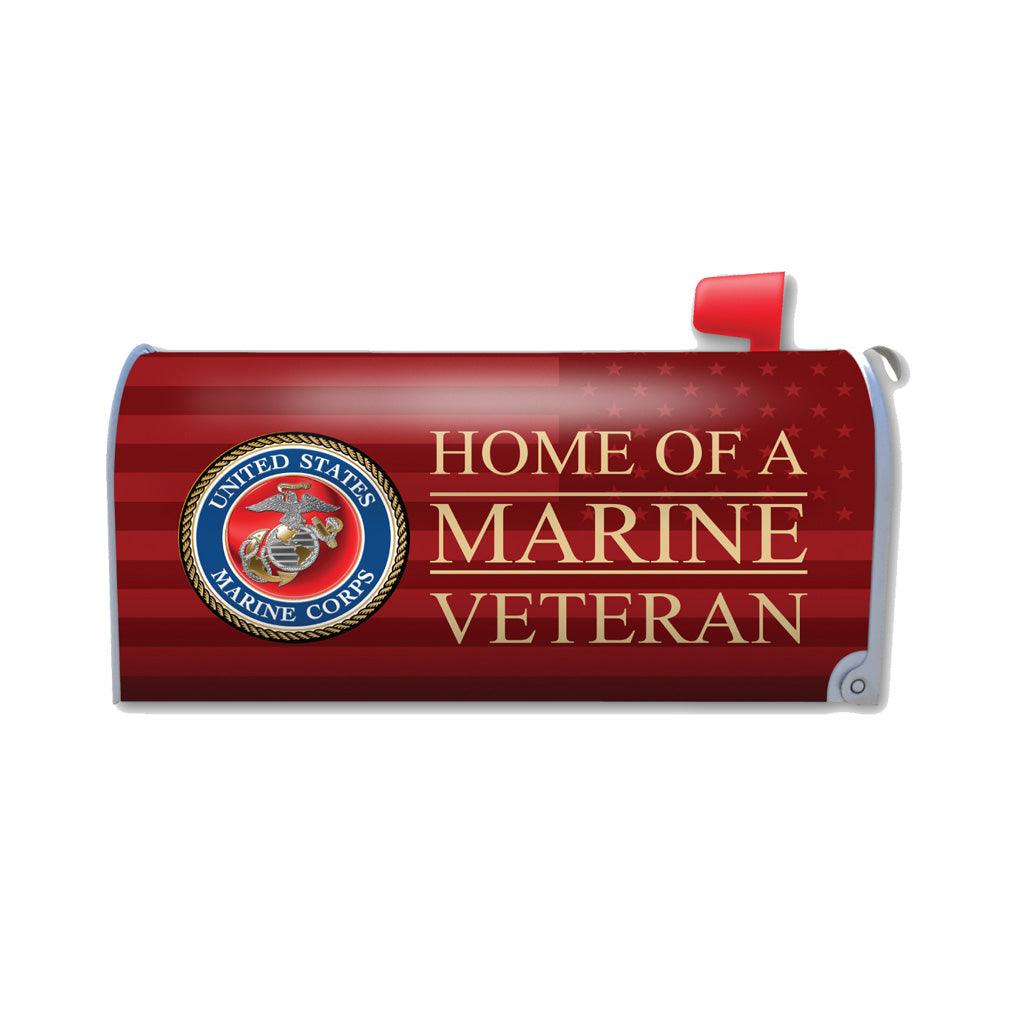 United States Marines Home of a Marine Red Mailbox Cover Magnet (21" x 18.38) - Military Republic