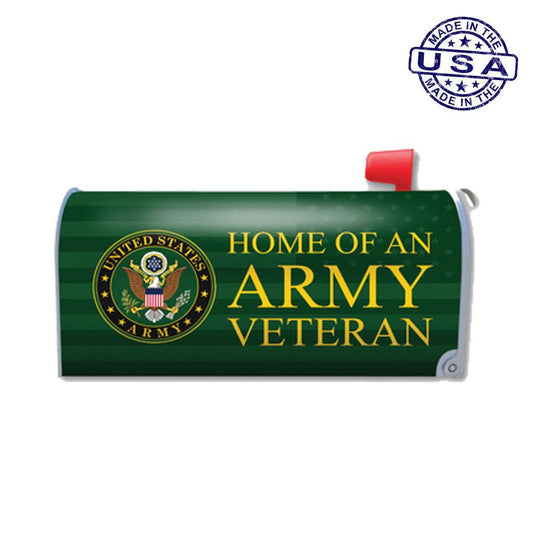 United States Army Veteran Mailbox Cover Magnet (21" x 3.38") - Military Republic