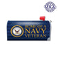 United States Navy Home of a Navy Veteran Mailbox Cover Magnet (21" x 18.38") - Military Republic