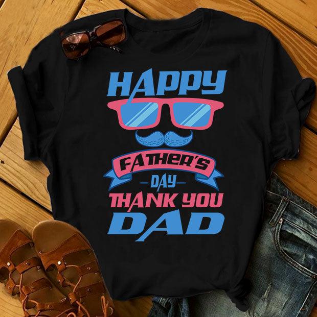 Happy Father's Day - Thank You Dad T-shirt - Military Republic