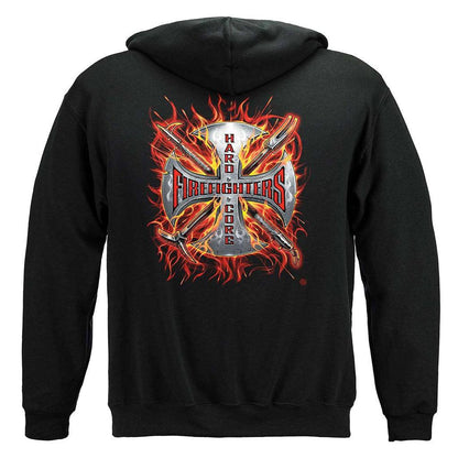 United States Hard Core Firefighter Premium Hoodie - Military Republic
