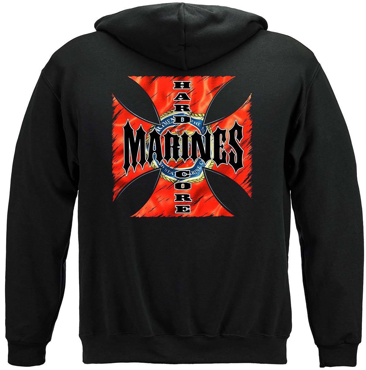Hardcore Marines Hoodie - Military Republic