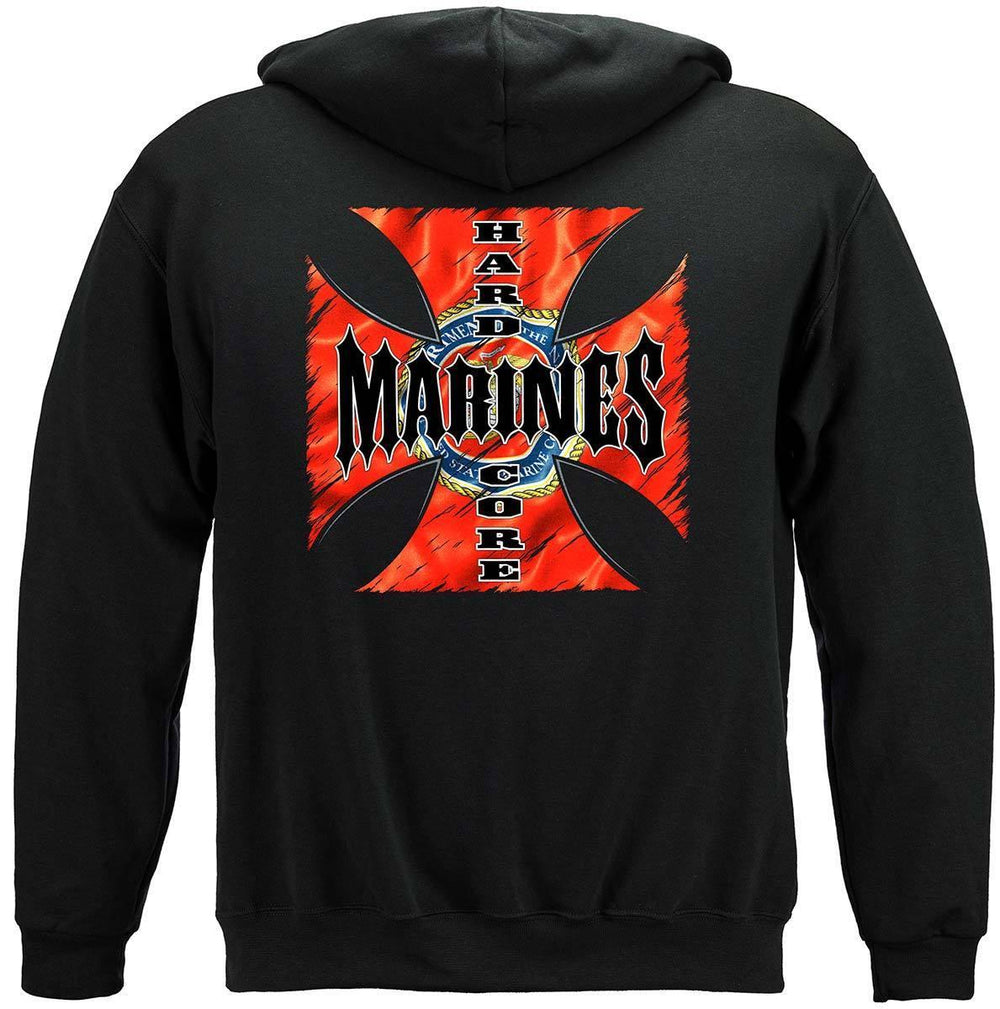 Hardcore Marines Hoodie - Military Republic