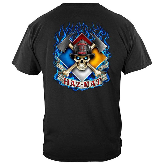 United States Haz Mat Firefighter Premium T-Shirt - Military Republic